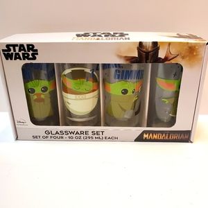 Baby Yoda Glassware Set